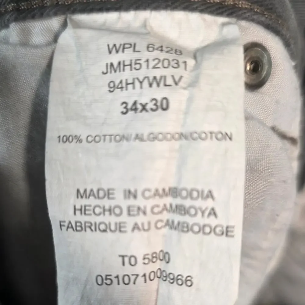 Wrangler Men’s Cargo Pants 34x30 Olive Green Relaxed Fit Utility 100% Cotton